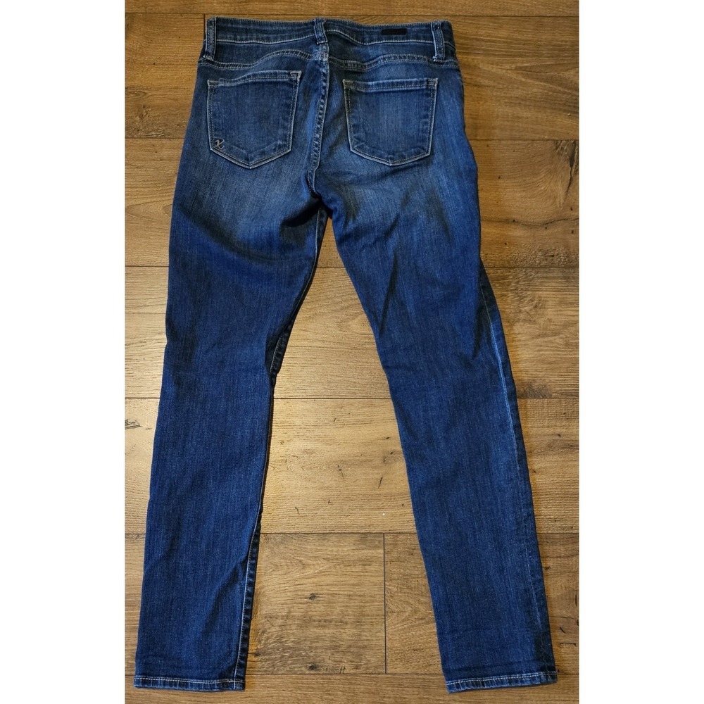KUT From The Kloth Jeans Women 0 Blue Catherine Boyfriend Distressed 28x29 - Picture 2 of 16